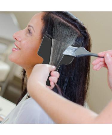 4-Piece Balayage Highlighting Board Set with Hair Dye Paddle Brush - Black - Buy Online on SooperMarket.com