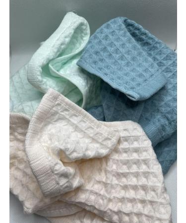 Luxurious Waffle Washcloths - Premium Quality, Fast Drying & High Absorbency - Buy Online on SooperMarket.com