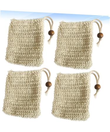 HAPINARY 4pcs Soap Storage Bag Bubble Maker Bag Foaming Net Facial Net Face Washing Bag Soap Holder - Buy Online on SooperMarket.com
