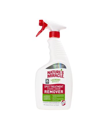 Nature s Miracle Laundry Boost Spot Treatment Stain and Odor Remover 32 Oz. Laundry Pre-Wash Stain and Odor Remover