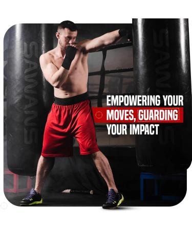 Sawans Inner Gloves for Muay Thai & Boxing Elastic Bandages for Training MMA & Kickboxing Durable Punching Gloves in Black - Buy Online on SooperMarket.com