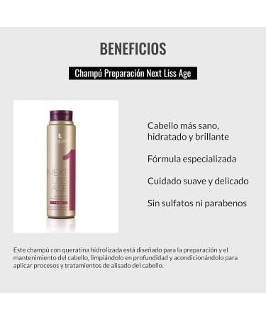 Lendan LD Next Liss Age Champ Alisado 300ml - Buy Online for Smooth Sleek Hair | International Shipping Available - Buy Online on SooperMarket.com