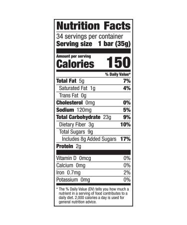 Nature Valley Soft-Baked Oatmeal Squares Cinnamon Brown Sugar 34ct 1.24oz - Delicious and Healthy Snack! - Buy Online on SooperMarket.com