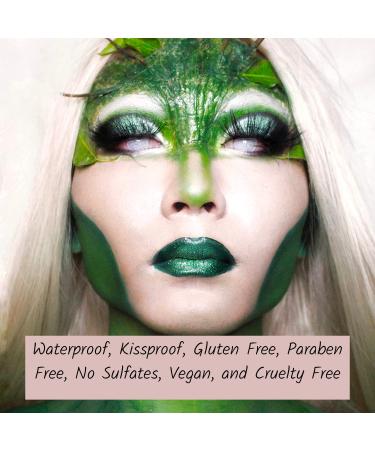 Mynena Dark Green Liquid Lipstick - Long Lasting, Waterproof, Smudge Proof Matte Color Stay Lip Stain - Talc-Free, Mica-Free, Gluten-Free, Paraben-Free | Jocelyne - Buy Online on SooperMarket.com