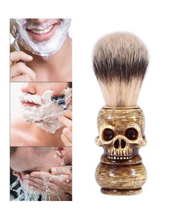 Beard Shaving Brush - Premium Men's Beauty Tool | Skull Barber Shop - Perfect Father's Day Gift - Buy Online on SooperMarket.com