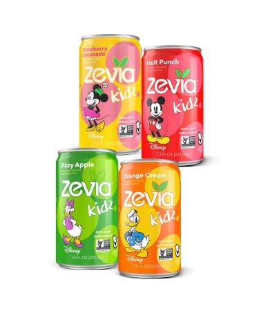 Zevia Kidz Variety Pack 7.5 Oz Cans (Pack Of 24) - Buy Online on SooperMarket.com