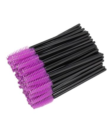 PAPABA 50Pcs Disposable Mascara Wands Applicator Eyelash Brushes Eyelash Extensions Plastic Eye Makeup Brushes Kits 06