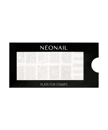Neonail Stamping Plate 03 - Stamping Platte - Stencil Plate - Nail Art - Nail Design - Nail stamp stencil - French nails stencil - nail art stamp