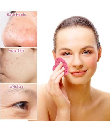 20 Pieces Compressed Facial Sponges - Natural Cellulose Cleansing Sponges for Face - Professional Cosmetic Spa Sponges for Makeup Removal and Exfoliation - Buy Online on SooperMarket.com