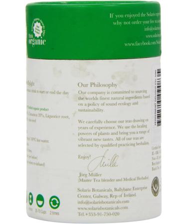 Solaris Tea Organic Loose Whole Leaf Peppermint Delight 50g - Refreshing Mint Tea (Pack of 1) - Buy Online on SooperMarket.com