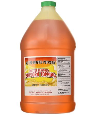 Buttery Flavor Popcorn Topping - Gallon with Pump | Perfect for Movie Nights! - Buy Online on SooperMarket.com