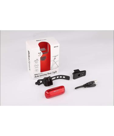 BikeSpark Auto-Sensing Rear Light G3 - 35lm Superbright LED Bike Tail Light - Motion Sensing, USB Rechargeable - IPX5 - Made in Taiwan - Buy Online on SooperMarket.com