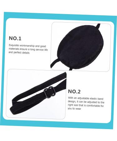 Silk Single Eye Mask Blindfolds for Adults - Pack of 6 | Eye Patch for Lazy Eye | Spectacle Cover | Night Blindfold - Buy Online on SooperMarket.com