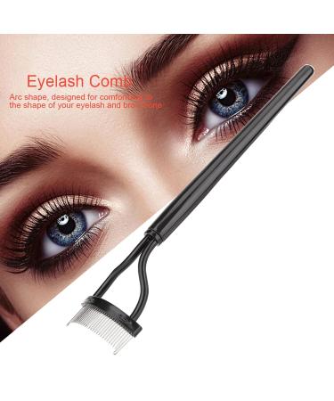 Eyelash Comb & Separator - Premium Steel Teeth Mascara & Eyebrow Grooming Brush | Shop Now - Buy Online on SooperMarket.com