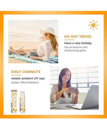 Chapstick with SPF 30 Bum Sun SPF30 Lip Sunscreen - Hydrating Lip Sunblock Lip Sunscreen Travel Size Sunscreen for Lips Lip Care Sun Protection Protects Soothes and Moisturizes Lips Pekmar #2 Coconut Flavor - Buy Online on SooperMarket.com
