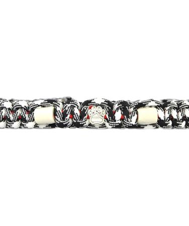 Custom EM Ceramic Collar for Dogs & Cats - Original US Paracord under 20cm in Black & White - Buy Online on SooperMarket.com