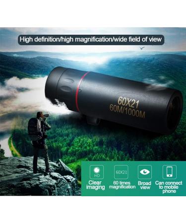 ZUZU Babe Pocket Monocular Telescope for Adults - Mini High Powered Handheld Monocular for Bird Watching, Hunting, Camping, Hiking, Live Concerts - Black - Buy Online on SooperMarket.com