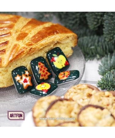 ArtFun Pack Epiphany 100 FEVES Galette des Rois Winter Delights - Feves des Rois Premium P22014-100 - Buy Online on SooperMarket.com
