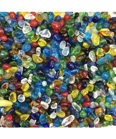 Natural Stone Coloured Glaze Tumbled StoneHome Decor Garden Flower Decorative Can be Used for (Size : 200G) ningxiao (Size : 150G) - Buy Online on SooperMarket.com