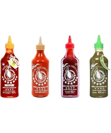 Flying Goose Sriracha Hot Chilli Sauce Assorted 455ml (Pack of 3) Customise Your Flavours - Buy Online on SooperMarket.com