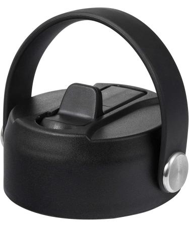 KMN Straw Lid for Hydro Flask Wide Mouth - Flex Straw Lid with Handle and Straw - Black - Buy Online on SooperMarket.com