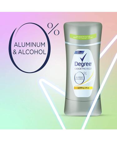 Degree 0% Aluminum Free Deodorant for Women - 48H Odor Protection, Uplifting Citrus, Pack of 4 (2.6 oz) - Buy Online on SooperMarket.com