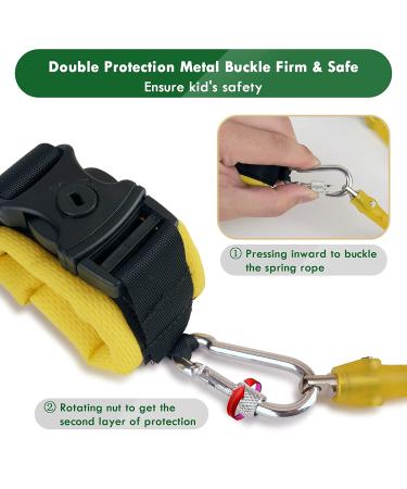 Toi Bani Toddlers Leash for Boys | Anti Lost Wrist Link 4 in 1 Child Safety Harness | Excavator&Dinosaur Design - Buy Online on SooperMarket.com