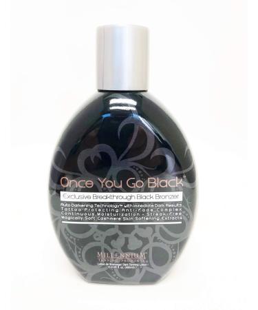 Millennium Tanning ONCE YOU GO BLACK Bronzer Tanning Lotion 13.5 oz