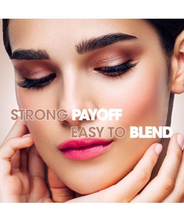 Vegan Copper Bronze Eyeshadow Palette - 12 Pigmented Nude Shades | Travel-Friendly Shimmer Makeup with Mirror - Buy Online on SooperMarket.com