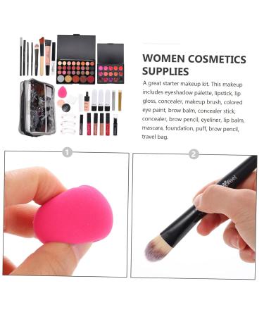 Shop Balacoo 3 Sets Women's Makeup Kit - Premium Cosmetic Sets with Toiletry Bags for Ultimate Beauty Essentials - Buy Online on SooperMarket.com