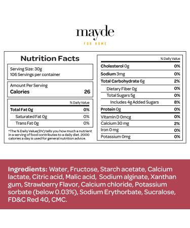 Mayde Popping Boba Pearls - Strawberry Flavor | 7 Pounds - For Drinks, Desserts, Breakfast Bowls - Buy Online on SooperMarket.com