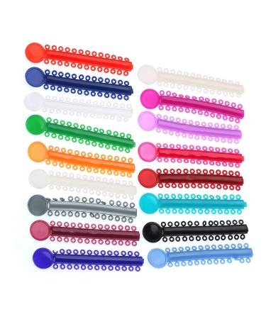 Dental Orthodontic Ligature Ties - 40pcs Multi-color Rubber Bands for Teeth Correction - Buy Online on SooperMarket.com