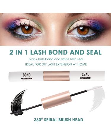 SISILILY Lash Extension Kit- DIY False Eyelashes Fluffy Cluster Lashes with Bond, Seal, Glue, and Tweezers - C D Curl 10/12/14/15/16mm - 120 Clusters (DM01-mix) - Buy Online on SooperMarket.com