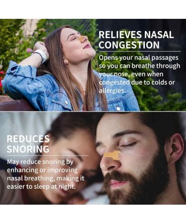 10 PCS Nasal Strips - Reduce Snoring & Improve Sleep - Instantly Relieve Nasal Congestion - 66*19mm - Buy Online on SooperMarket.com