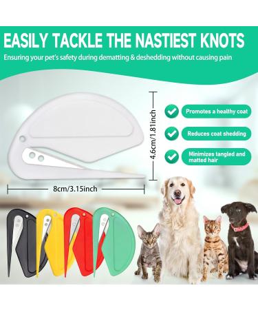 5Pcs Knotting Comb for Cats Pet Knotting Comb Knotting Comb for Dog Pet Hair Removal Tool Cat Dog Grooming Comb Knot Remover Cat Knotting Comb - Buy Online on SooperMarket.com