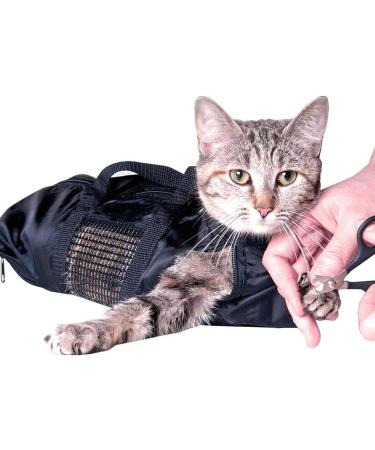 Yuehua Mech Cat Care Bag | Pet Pocket Bag for Nail Clipping & Bathing | Anti-Bleeding Scratch-Resistant Mesh Pockets - Buy Online on SooperMarket.com