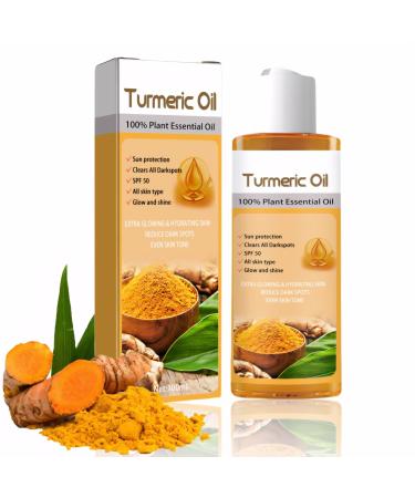 VEROA Turmeric Face Serum Oil - Natural Organic Hydrating Anti Wrinkle Serum Facial Oil With Turmeric Extract & Avocado Oil - Reduce Wrinkles Skin Brightening for All Skin Types - 100Ml