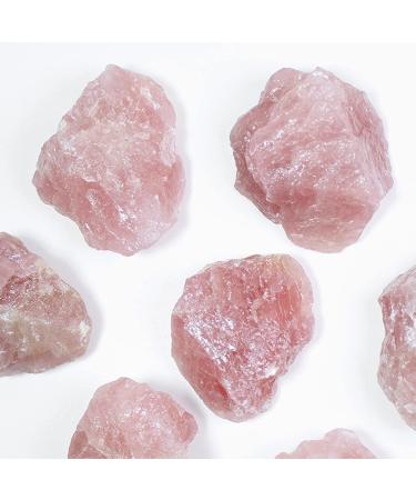 Natural Crystal Rough 30-40mm Natural Raw Rose Quartz Rough Love and Minerals Fish Tank 30-40 mm Pink - Buy Online on SooperMarket.com