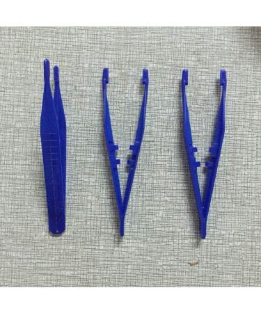 Buy Healifty 100 Pcs Sterile Plastic Tweezers - Ideal for Medical Use & Pearl Ironing Beads | International Shipping - Buy Online on SooperMarket.com