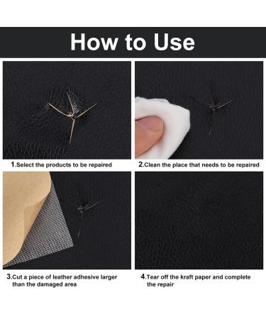 Brown Leather Repair Tape 79x17 - Self-Adhesive Patch for Car Seats, Sofas & Furniture - Buy Online on SooperMarket.com