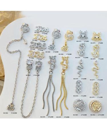 Metal Drill Pendant With A Touch Of Chinese Culture For 2024 New Year's Art Stand Out At Any Occasion - Buy Online on SooperMarket.com