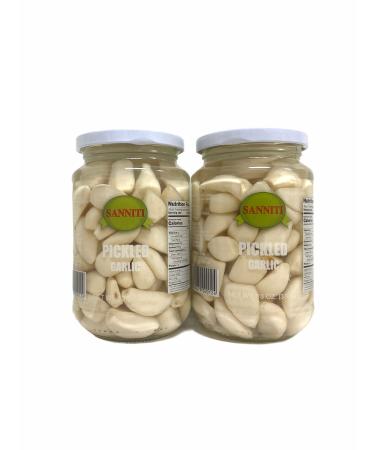 Sanniti Pickled Garlic, 13 oz (Pack of 2)