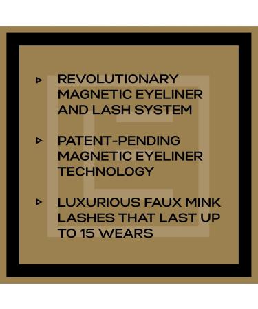 Eylure PROMAGNETIC Magnetic Eyeliner & Faux Mink Lash Kit - No Glue Medium/Long Flares for Easy Application | International Shipping Available - Buy Online on SooperMarket.com