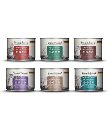 Venandi Animal Premium Grain-Free Wet Food for Cats - Turkey Monoprotein 1.2kg & Trial Package III - 6 x 200g - Buy Online on SooperMarket.com