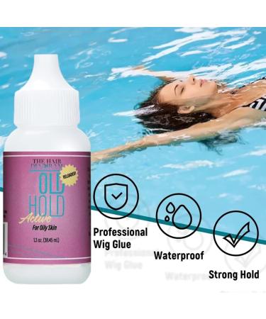 Wig Glue Lace Front Waterproof Lace Wig Glue Strong Hold Invisible Bonding Adhesive Hair Glue for Wigs Latex-Free and Oil-Resistant Wig Adhesive Glue Pro Hair Extension Glue - Buy Online on SooperMarket.com