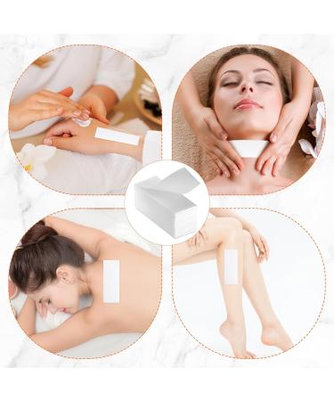 400Pcs Wax Strips Paper Eyebrow Wax Strip Paper Leg Wax Strips Paper Non Woven Wax Strips Facial and Body Hair Removal Waxing Strips Epilating Wax Strip Paper for Bikini Arms Legs Underarm Hair - Buy Online on SooperMarket.com