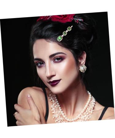 ABOOFAN 3 Sets Crystal Pearl Hair Clip Rhinestone Hair Barrettes Barettes and Hair Clips for Women Crystal Rhinestone Hair Clip Crystal Sparkling Accessories Crystal Mori Department Woman - Buy Online on SooperMarket.com