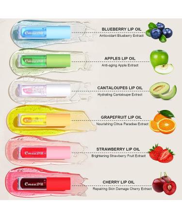 KIMIEYE 6Pcs Color Changing Lip Gloss Set | Long Lasting & Moisturizing | Hydrating Lip Oil | Waterproof Lip Balm | 0.4 fl oz (SET C) - Buy Online on SooperMarket.com