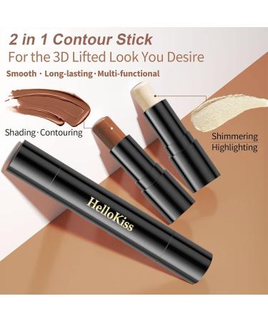 Contour Pencil Highlighter & Concealer Stick - 50ml Contouring Makeup | International Shipping - Buy Online on SooperMarket.com