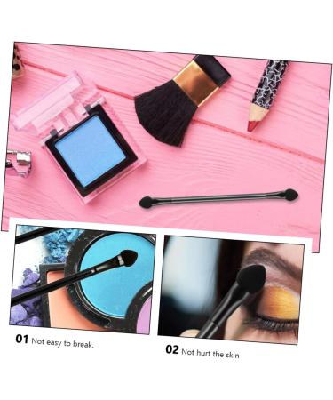 Baluue 90 Pcs Double Ended Eyeshadow Brush Sponges Makeup Cosmetic Tool Tipped Eye Black Artificial Fiber - Buy Online on SooperMarket.com